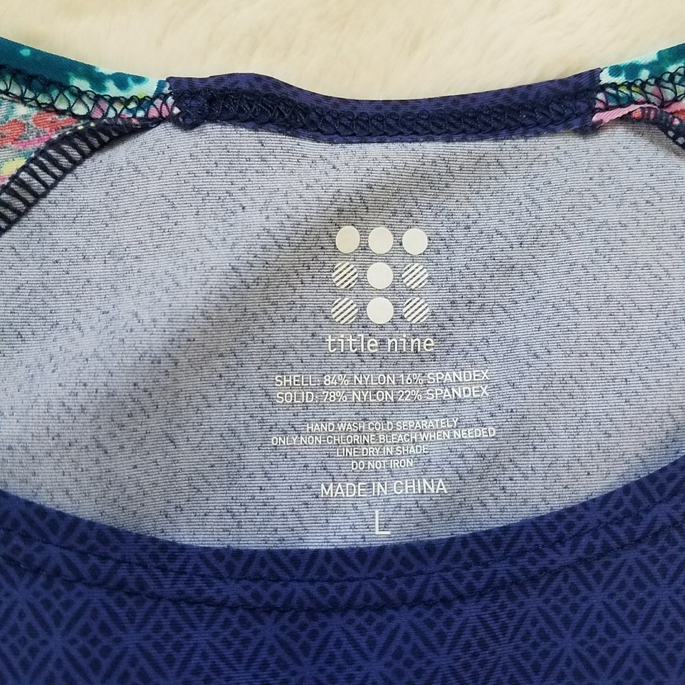Title Nine Swim Rash Guard Top - Picture 5 of 5